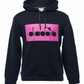 Diadora Men's Blocked Logo Hoodie Black Size Small