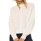 Michael Kors Women's Ottoman Knit Dolman Sleeve Sweater White Size Medium