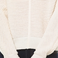 Michael Kors Women's Ottoman Knit Dolman Sleeve Sweater White Size Medium