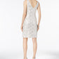 Vince Camuto Women's Sleeveless Above the Knee Sheath Dress White Size 8