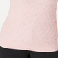 Karen Scott Women's Diamond Cable Knit Sweater Pink Size X-Small