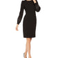 Calvin Klein Women's Embellished Sheath Dress Black Size 6