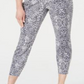 INC Iternational Concepts Women's Animal Print Curvy Fit Skinny Jeans Grey Size 10