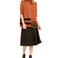Alfani Women's Below the Knee a-Line Skirt Black Size 12