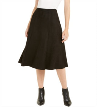 Alfani Women's Below the Knee a-Line Skirt Black Size 12