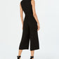 Bar III Women's Sleeveless Crepe Jumpsuit Black Size 4