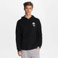 Karl Lagerfeld Men's Head Logo Hoodie Black Size Medium