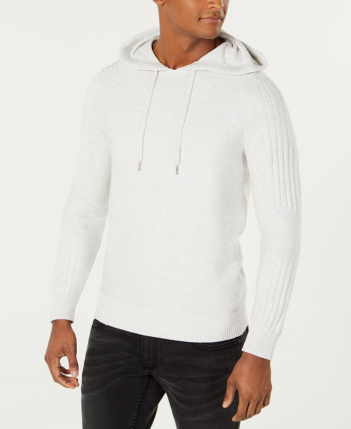 INC International Concepts Men's Cotton Hoodie Pullover Sweater Grey Size Large
