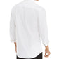 INC International Concepts Men's Grommet Shirt White Size Medium