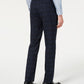 Calvin Klein Men's X Slim Fit Stretch Plaid Suit Separate Pants Blue Size 34X34