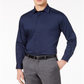 Alfani Men's Big & Tall Solid Dress Shirt Blue Size 20T