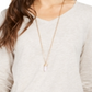 Style & Co Women's V-Neck Long-Sleeve Shirt  - Hammock Heather Brown Size Large