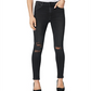 Joe's Jeans Women's the Charlie Distressed Skinny Ankle Jeans Black Size 29