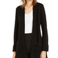 Alfani Women's Embellished Open Front Cardigan Sweater Black Size Small