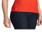 Ralph Lauren Women's Stretch Turtleneck Top Red Size Petite Small