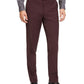 Bar III Men's Slim Fit Active Stretch Solid Suit Pants Red Size 31x32