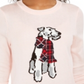 Tommy Hilfiger Women's Holiday Terrier Sweater Pink Size XX-Large