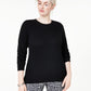 Charter Club Plus Size Crewneck Cashmere Sweater Black Size 2XL
