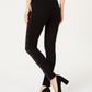 INC International Concepts Women's Plaid Front Leggings Black Size 14 Petite