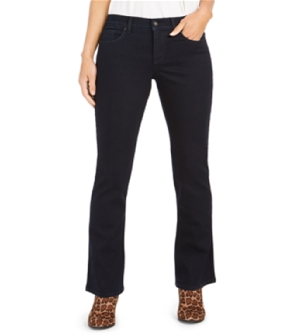 Style & Co Women's Bling Pocket Bootcut Jeans Blue Size 4 Petite