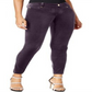 INC International Concepts Women's Velvet Skinny Pants Green Size 10