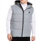 Calvin Klein Men's Reflective Hooded Puffer Vest Grey Size Medium