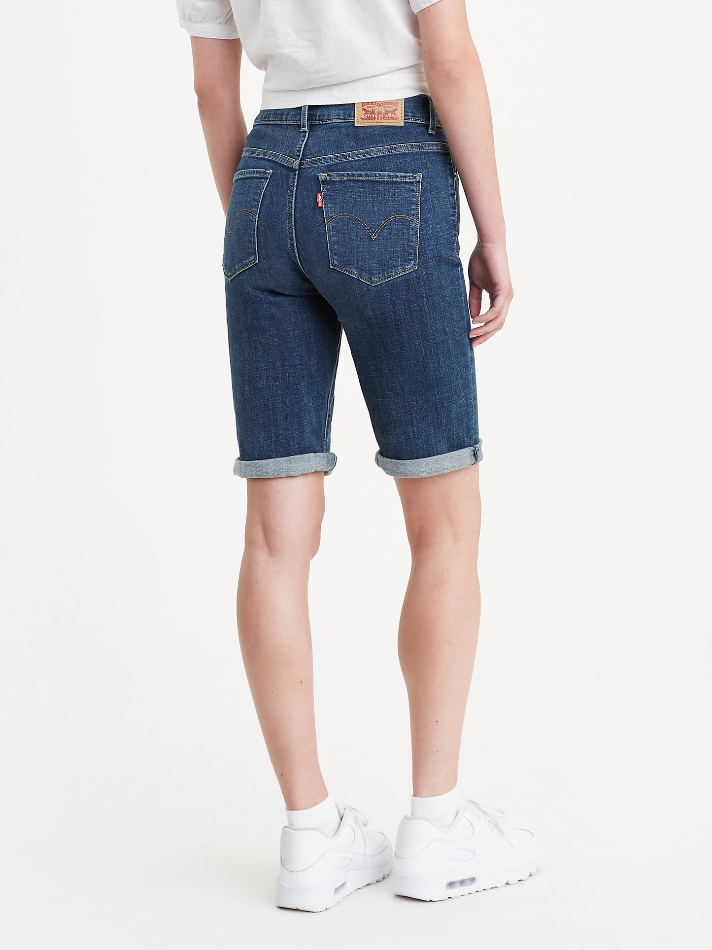 Levi's Women's Bermuda Shorts Blue Size 8