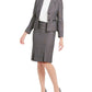 Le Suit Women's Pleated Hem Skirt Suit Black Size 2 Petite