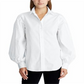 Ralph Lauren Women's Cotton Broadcloth Shirt White Size Large