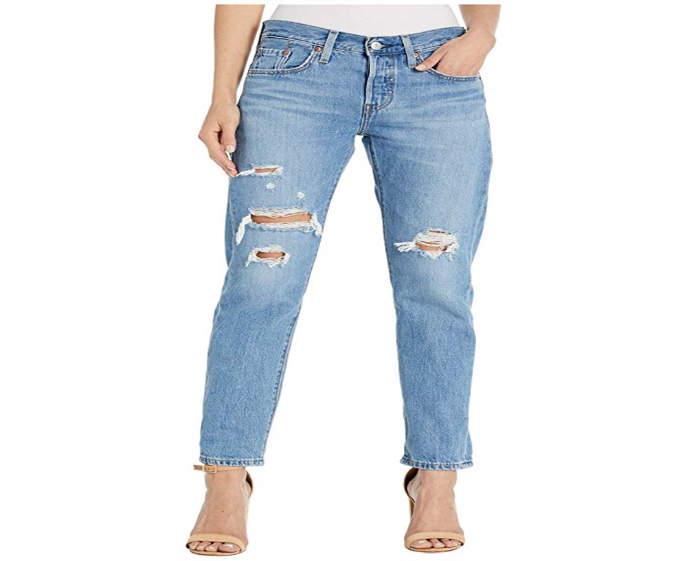 Levi's Women's 711 Embroidered Skinny Jeans Blue Size 16 W33