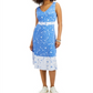Charter Club Women's Floral Sleeveless Dress Blue Size XX-Large