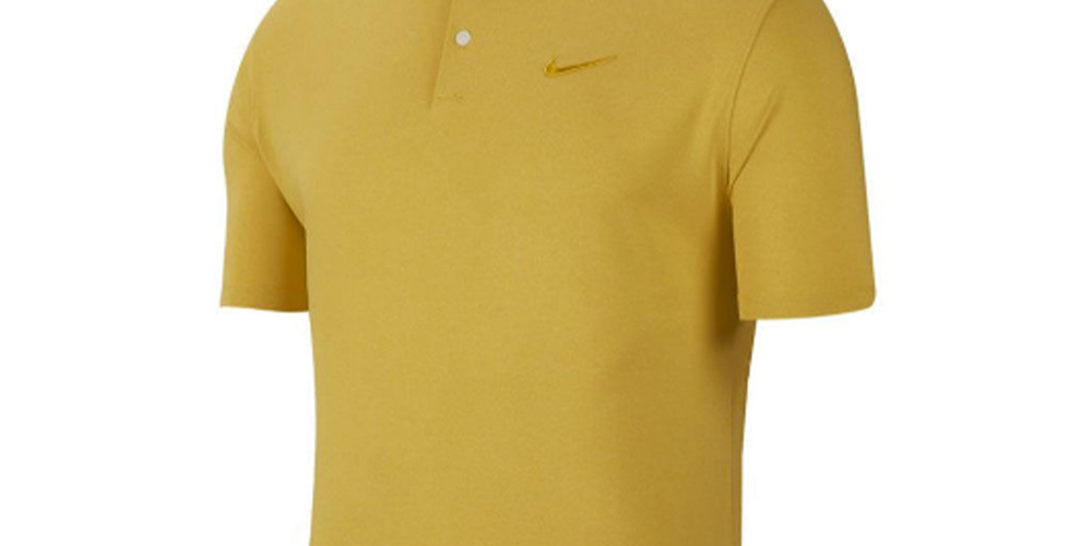 Nike Men's Dri Fit Vapor Blade Polo Shirt Yellow Size M
