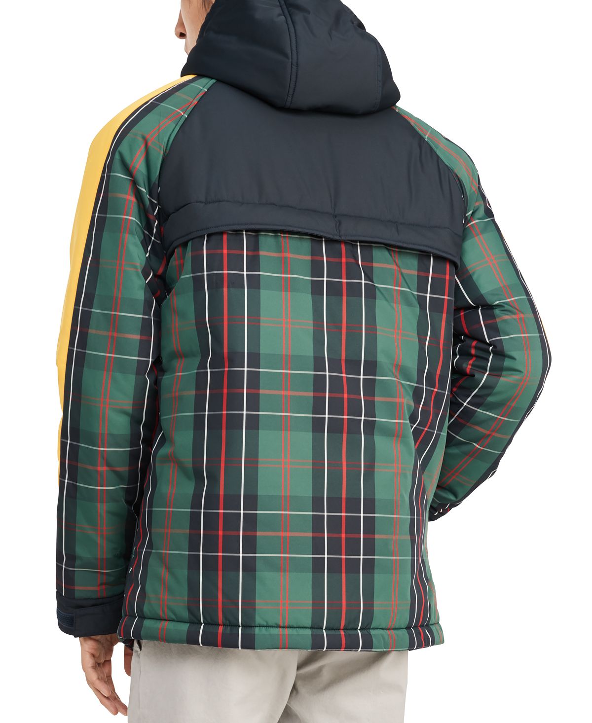 Tommy Hilfiger Men's Lou Filled Hooded Jacket Multi Size Medium