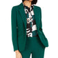 Bar III Women's One Button Blazer Green Size 16