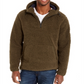 DKNY Men's Sherpa Quarter Zip Sweater Green Size XX-Large