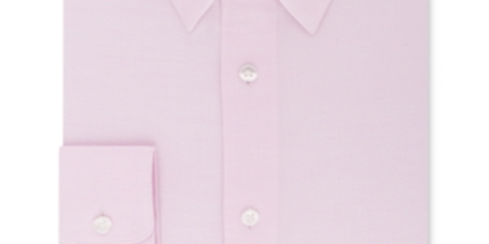 Calvin Klein Men's Solid Collared Dress Shirt -Navy Size 16.5X32X33