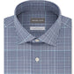 Michael Kors Men's Slim Fit Plaid Top Button Down Shirt -Blue Size 16X34-35