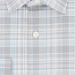 Michael Kors Men's Woven Plaid Button Down Shirt Gray Size 17.5X36-37