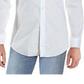 ALFANI Men's White Geometric Collared Slim Fit Dress Shirt White Size Large