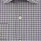 Van Heusen Men's Classic Regular Fit Flex Collar Stretch Check Dress Shirt Grey Size XL
