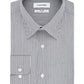 Calvin Klein Men's Steel Classic Regular Fit Non Iron Performance Stretch Stripe Dress Shirt Blue Size 16.5X34-35