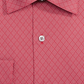Alfani Men's Patterned Collared Dress Shirt  Red Size 15.5X32-33