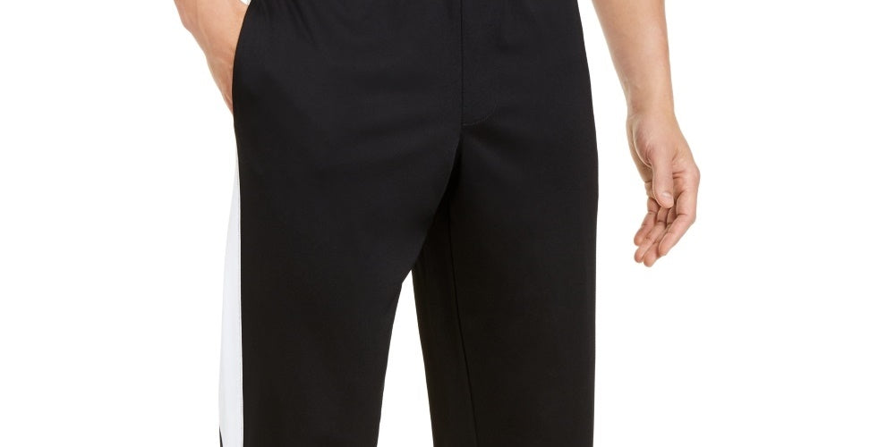 ID Ideology Men's Colorblocked Track Pants Dark Blue Size Large