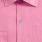 Alfani Men's Pinstripe Point Collar Classic Fit Dress Shirt Pink Size 17.5X32X33