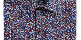 Bar III Men's Collared Dress Shirt Blue Size 14.5X 32X33