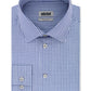 Kenneth Cole Men's Check Machine Wash Dress Shirt Blue Size 18 18/5