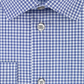 Kenneth Cole Men's Check Machine Wash Dress Shirt Blue Size 18 18/5