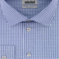 Kenneth Cole Men's Check Machine Wash Dress Shirt Blue Size 18 18/5