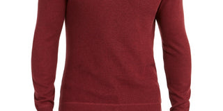 Club Room Men's Pima Cotton Crew Neck Sweater  Red Size XX-Large