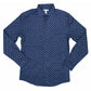 Bar III Men's Printed Casual Button Down Shirt Blue Size S